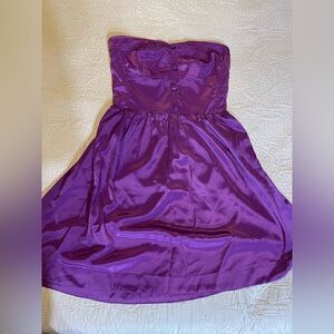 Womans' Roxy Strapless Purple Party Dress